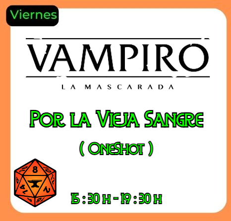 davamoreau's tweet photo. 🚨RECORDATORIO🚨

Mañana por la tarde , servidor estará en el canal de @Lokken_BCN  encarnando al Ventrue, Sasha Morozov, en el oneshot de #Vampiro V5: "Por la Vieja Sangre"

¡No os lo podéis perder! https://t.co/pbuUvMtPb1