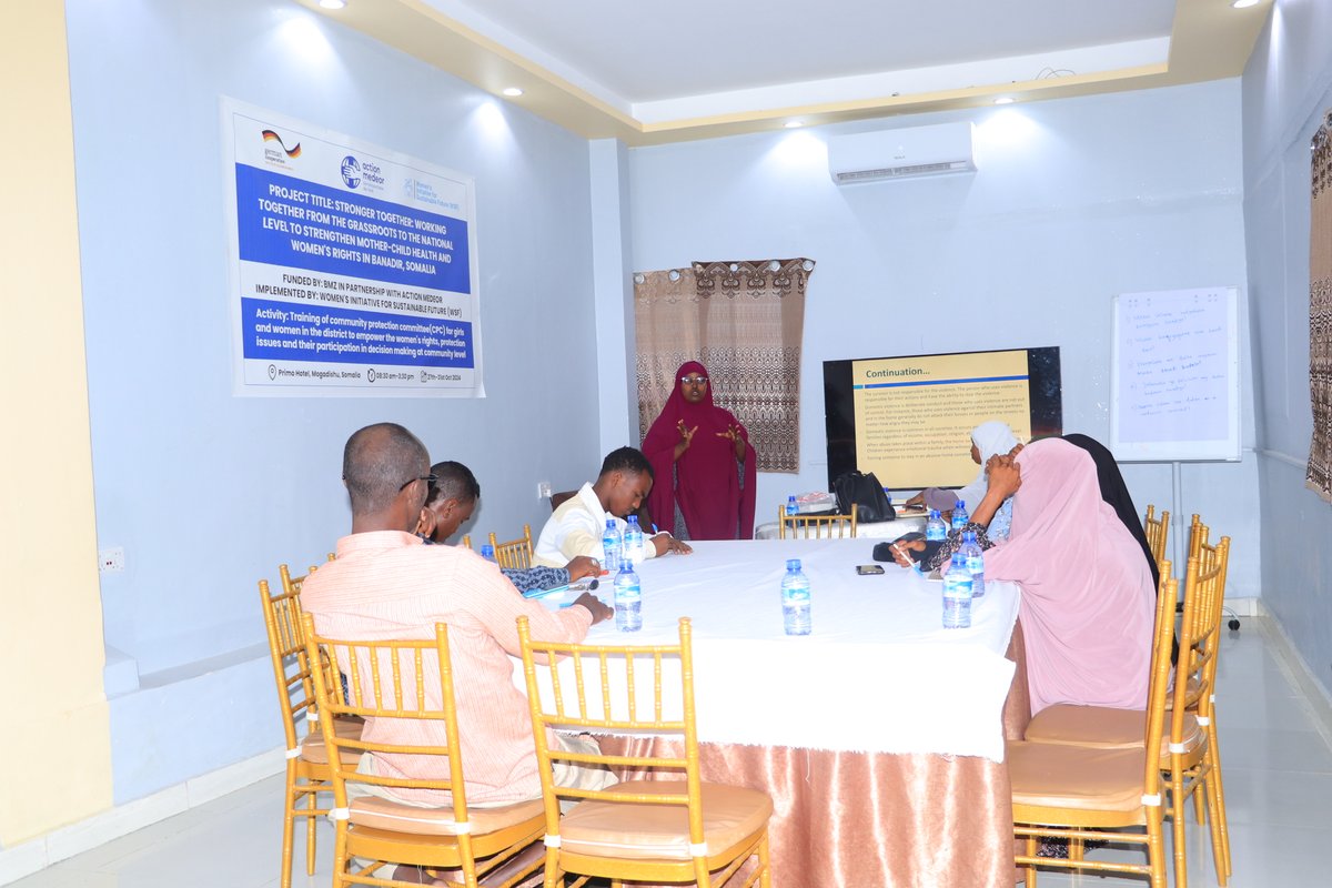 wsfsomalia's tweet photo. @wsfsomalia has concluded a five-day #training for community protection committee on #GBV prevention &amp; response, case management &amp; referral. With support from @BMZ_Bund &amp;  @actionmedeor, we're empowering community members to preserve and protect the dignity of women &amp; girls. https://t.co/IOWMXjyb5r