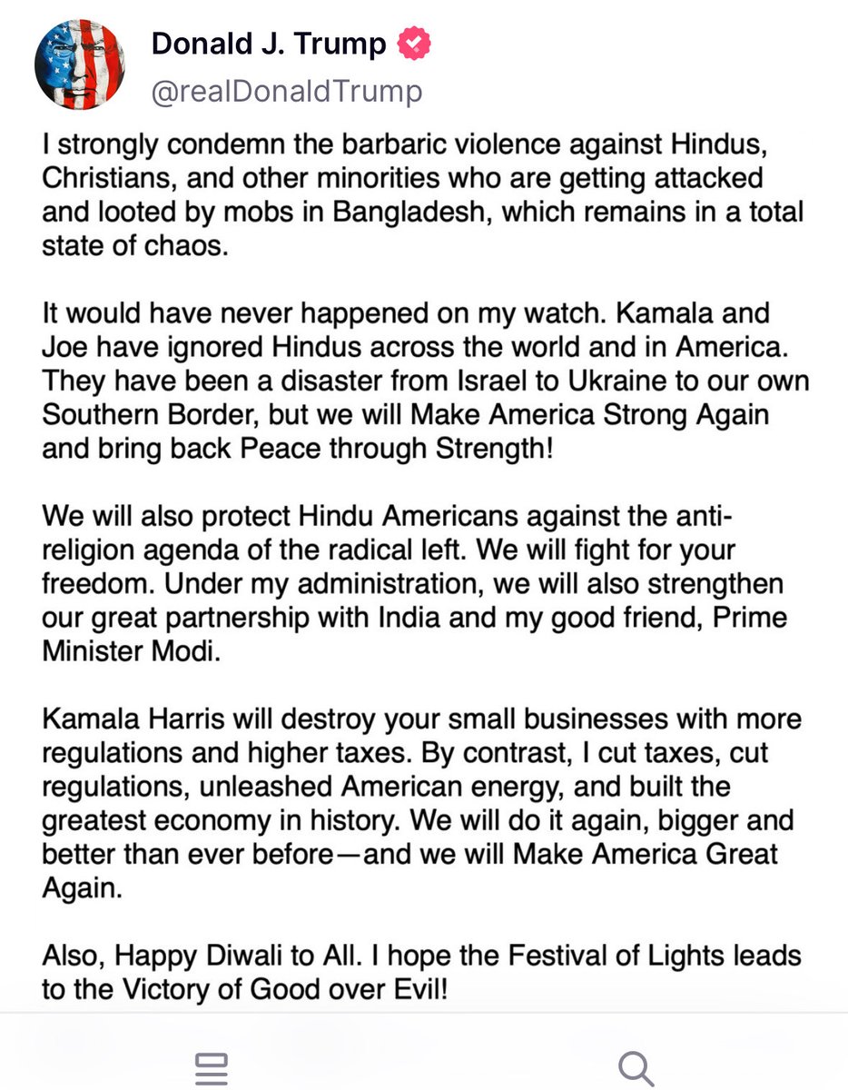 Thank You <a href="/realDonaldTrump/">Donald J. Trump</a>.