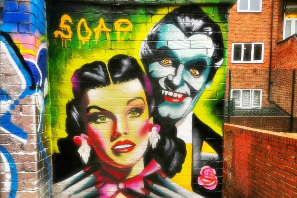 Check out this spooky Halloween themed mural in Derby, England! 🎃👻What is your city doing for Halloween this year? #HappyHalloween #PublicArt #Community
bit.ly/3C4uJHX