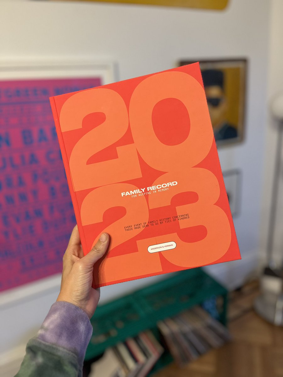 kieshdotwork's tweet image. My family’s 2023 Year in Review yearbook.