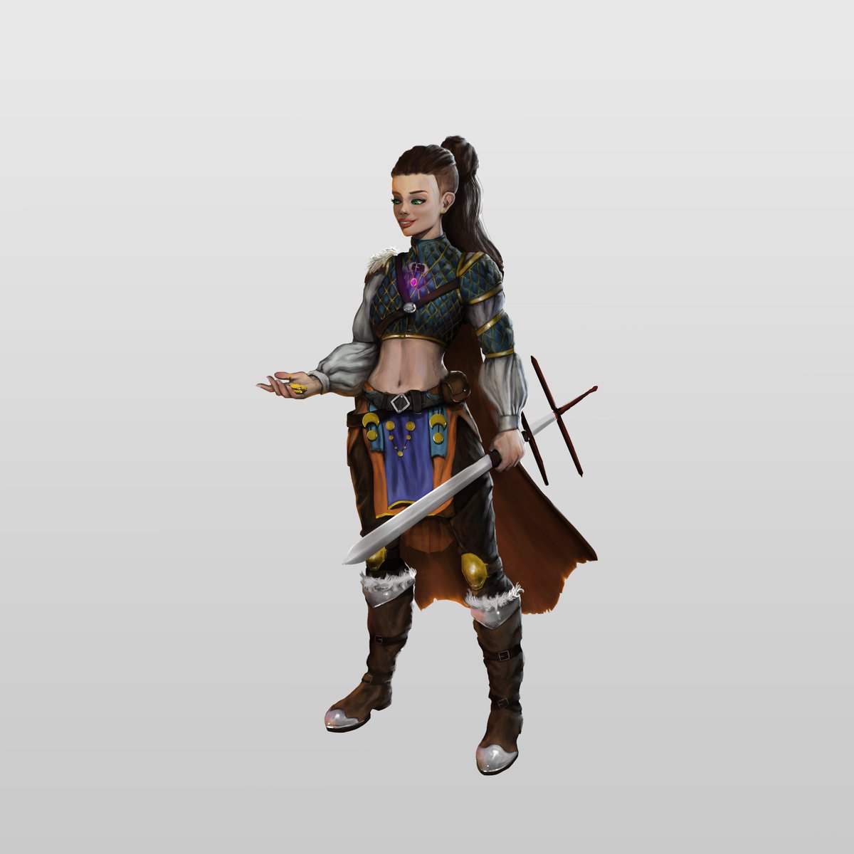 RovingutArt's tweet photo. Hello! I'm Rovingut, and I'm a 2D digital illustrater and a character designer, I usually design and illustrate characters for video games, I'd really love to join #VGen, and it would be awesome if someone could help me with the #VGenCode ! https://t.co/ZsNAE02hk3