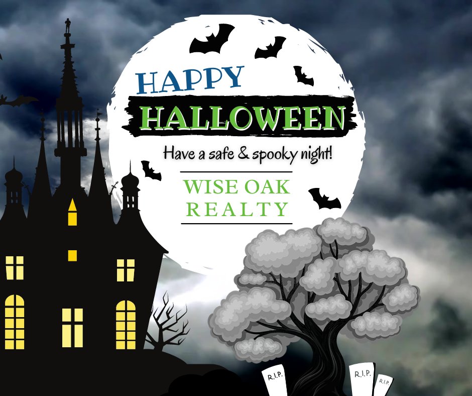 WiseOakRealtyOK's tweet photo. 🎃👻 Happy Halloween from Wise Oak Realty! 🎃👻 Whether you're gearing up for a night of spooky adventures or handing out sweet treats, we wish you a fun and safe Halloween filled with thrills and chills! 🕷️🍬 #HappyHalloween #TrickOrTreat #SpookySeason #WiseOakRealtyOK https://t.co/pcmzZrCdzh