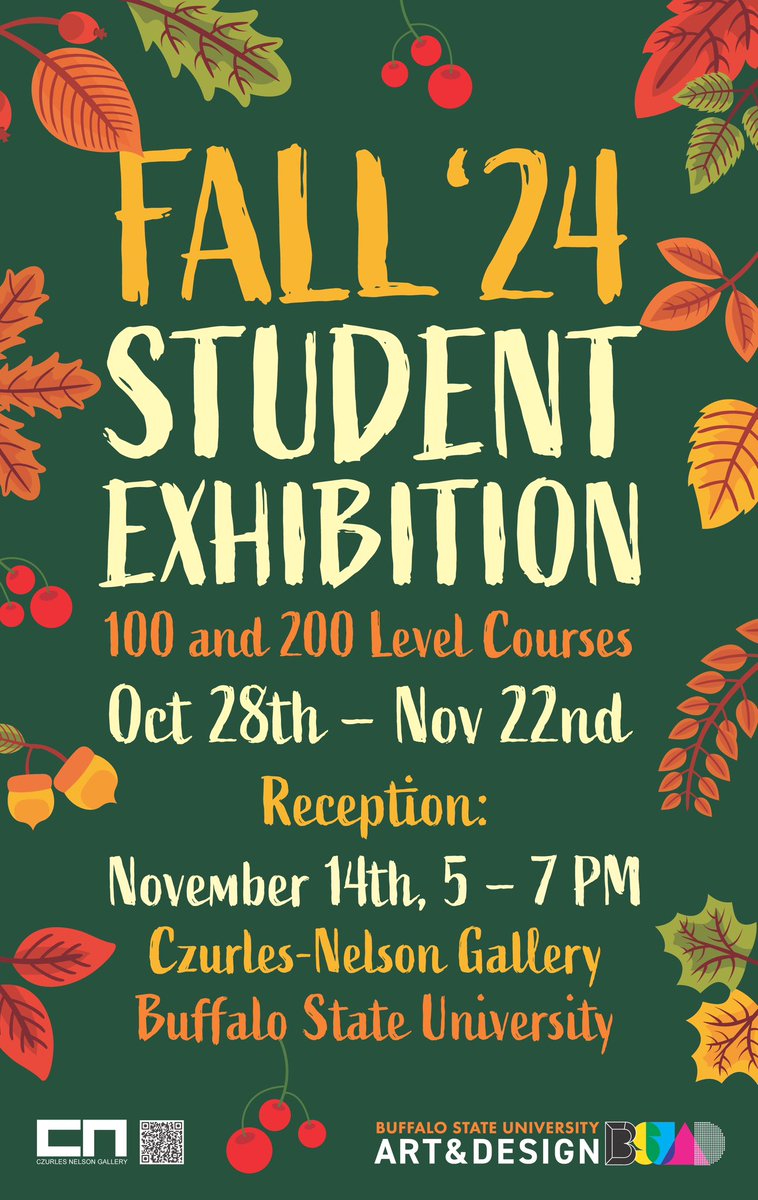 artdesbuffalo's tweet photo. On view now in the Czurles-Nelson Gallery @buffalostate through Nov. 22nd! https://t.co/HwCmo4Ss1A