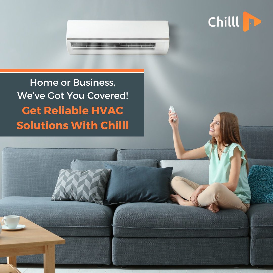 team_chilll's tweet photo. Whether it’s your home or business, keeping the right temperature is key! Chilll app offers quick, reliable #HVACsolutions for both residential and commercial spaces. With expert online help, you’re just a video call away from the perfect environment.

Download the App today. https://t.co/KRS1kXqQ5H