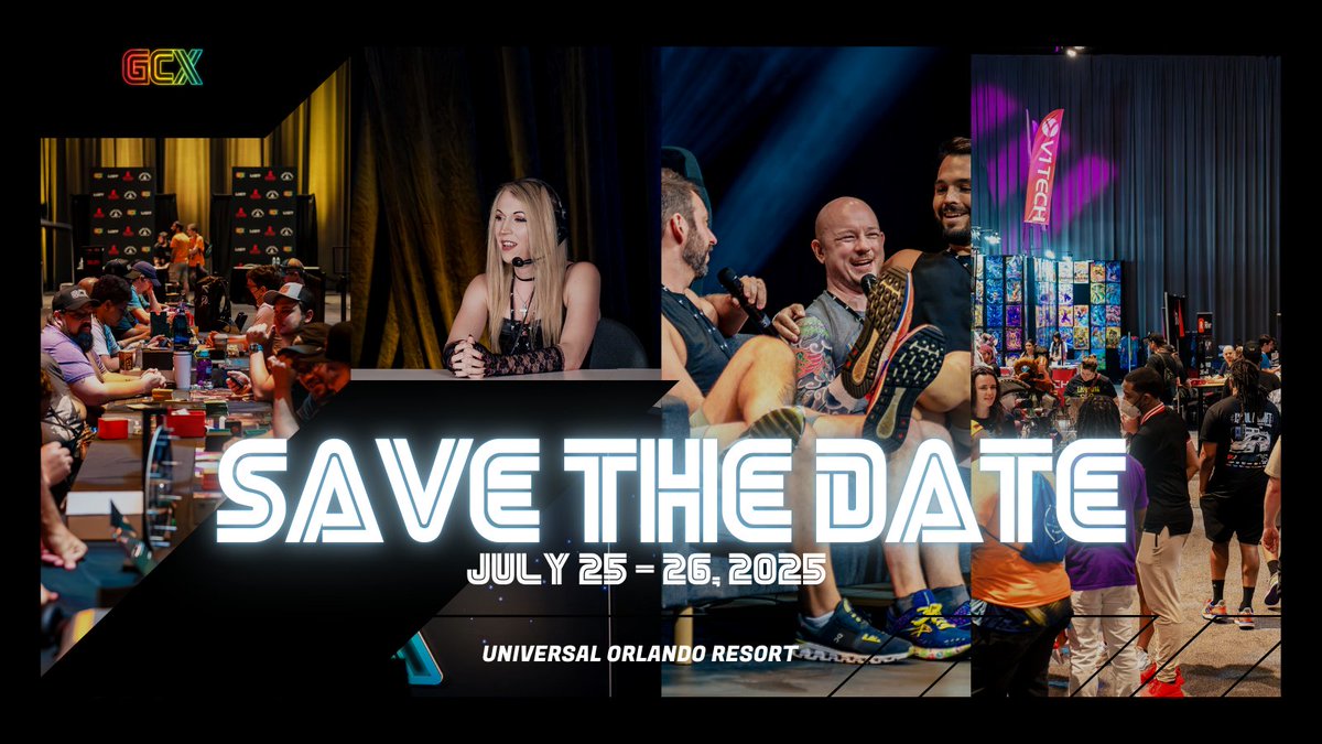 GCXEvent's tweet photo. Trick or treat?? 🎃

How about a treat! #GCX2025 is officially coming to you July 25 - 26 2025 at Universal Orlando Resort! 🎉

Tickets go on sale this December, so keep an eye out! 👀🎟️ https://t.co/xqq5p4fqYh
