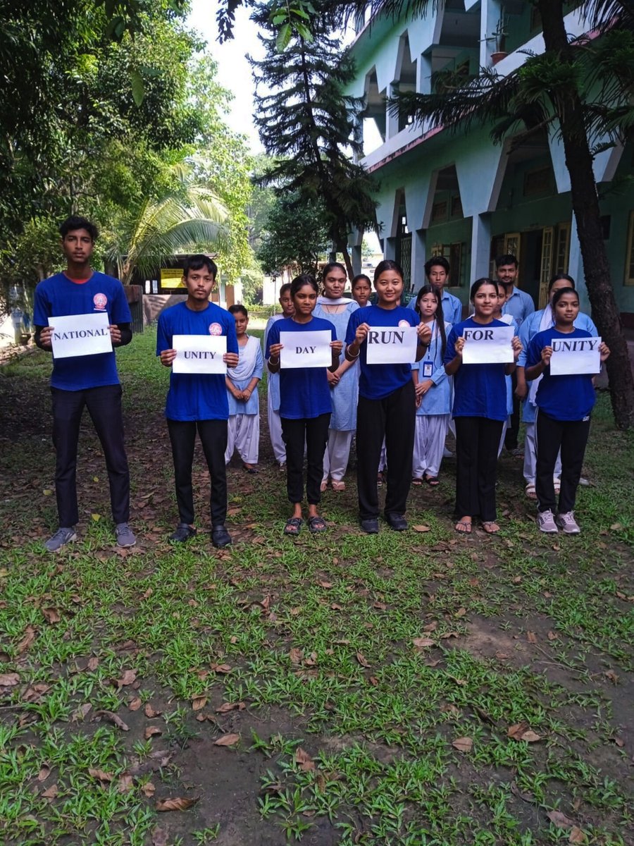 HariUnit's tweet photo. NATIONAL UNITY DAY  CELEBRATION BY NSS volunteers of Hari Gayatri Das College, ASSAM @_NSSIndia @YASMinistry @mansukhmandviya @khadseraksha @himantabiswa @nss_rdguwahati @NssrdD @GUCampusNSSUnit https://t.co/3epBJIad5A