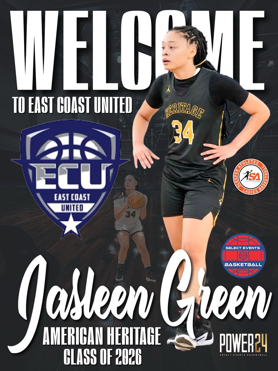 Sleeper Athletes Ladies Basketball (@sathleteslbb) on Twitter photo #AmericanHeritage HS (FL) 2026 G Jasleen Green (<a href="/GreenJasleen/">Jasleen Green</a>) has joined East Coast United (<a href="/ECunitedbball/">eastcoastunited</a>) for the 2025 travel ball season this summer #AmericanHeritage HS (FL) 2026 G Jasleen Green (<a href="/GreenJasleen/">Jasleen Green</a>) has joined East Coast United (<a href="/ECunitedbball/">eastcoastunited</a>) for the 2025 travel ball season this summer