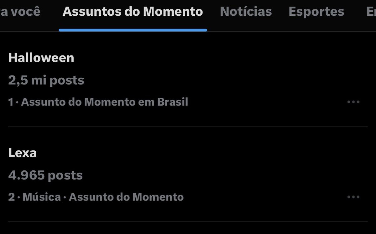 Trending Topics Brazil🇧🇷

2 – Lexa (NEW)
