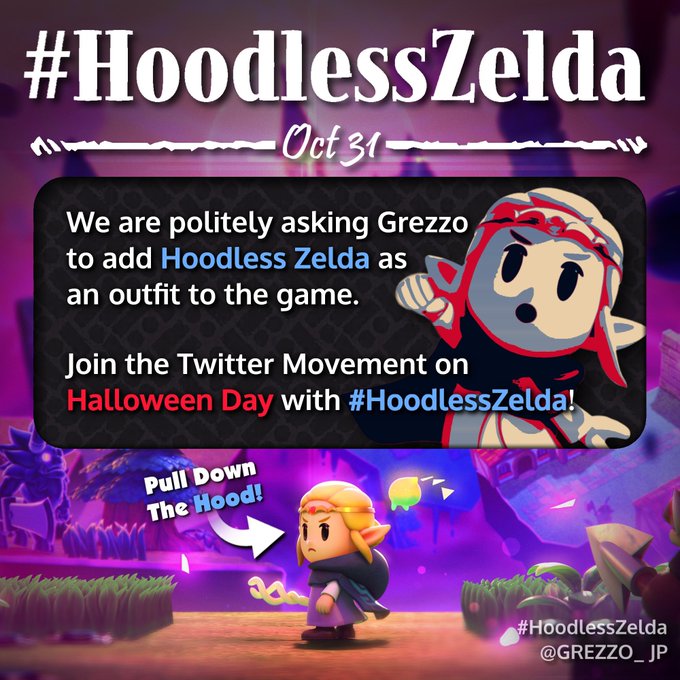 Though I do not yet have the time or money to play #echoesofwisdom due to having baby geek, I greatly look forward to playing this wonderful creation of <a href="/GREZZO_JP/">株式会社グレッゾ</a> ! The only thing that would make that anticipation better is if by the time I played we had #hoodlesszelda !!!