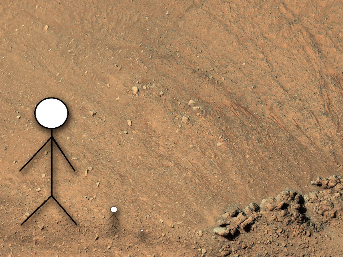 I always want NASA to provide some sort of scale, just to know what I'm looking at.