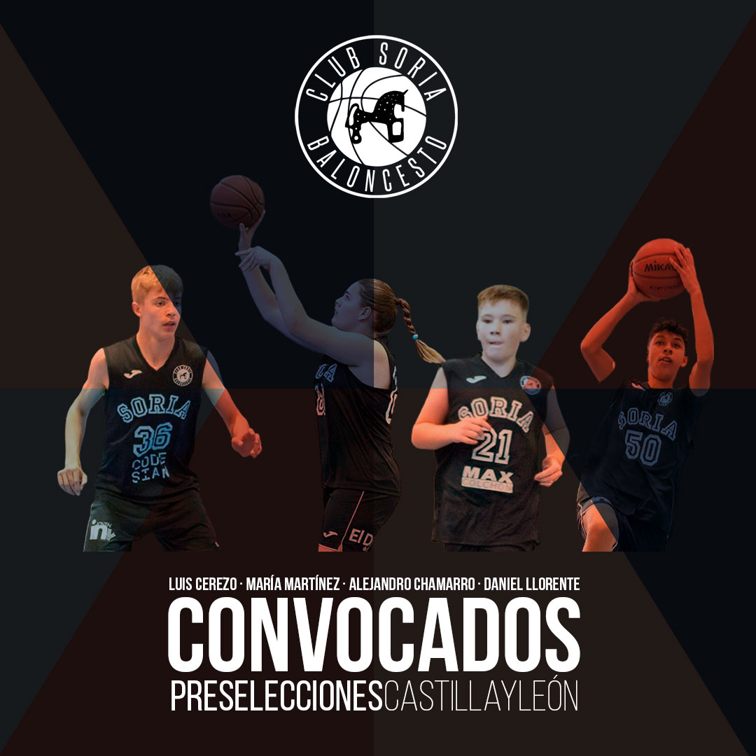 baloncestosoria's tweet photo. Una vez más la #CanteraCSB recibe la llamada de @FBCyL
Luis Cerezo y Daniel Llorente en Infantil y María Martínez y Alejandro Chamarro en alevín, están concentrados durante este puente.
¡Enhorabuena a todos ellos! 👏👏 https://t.co/YHaqbZVA0q