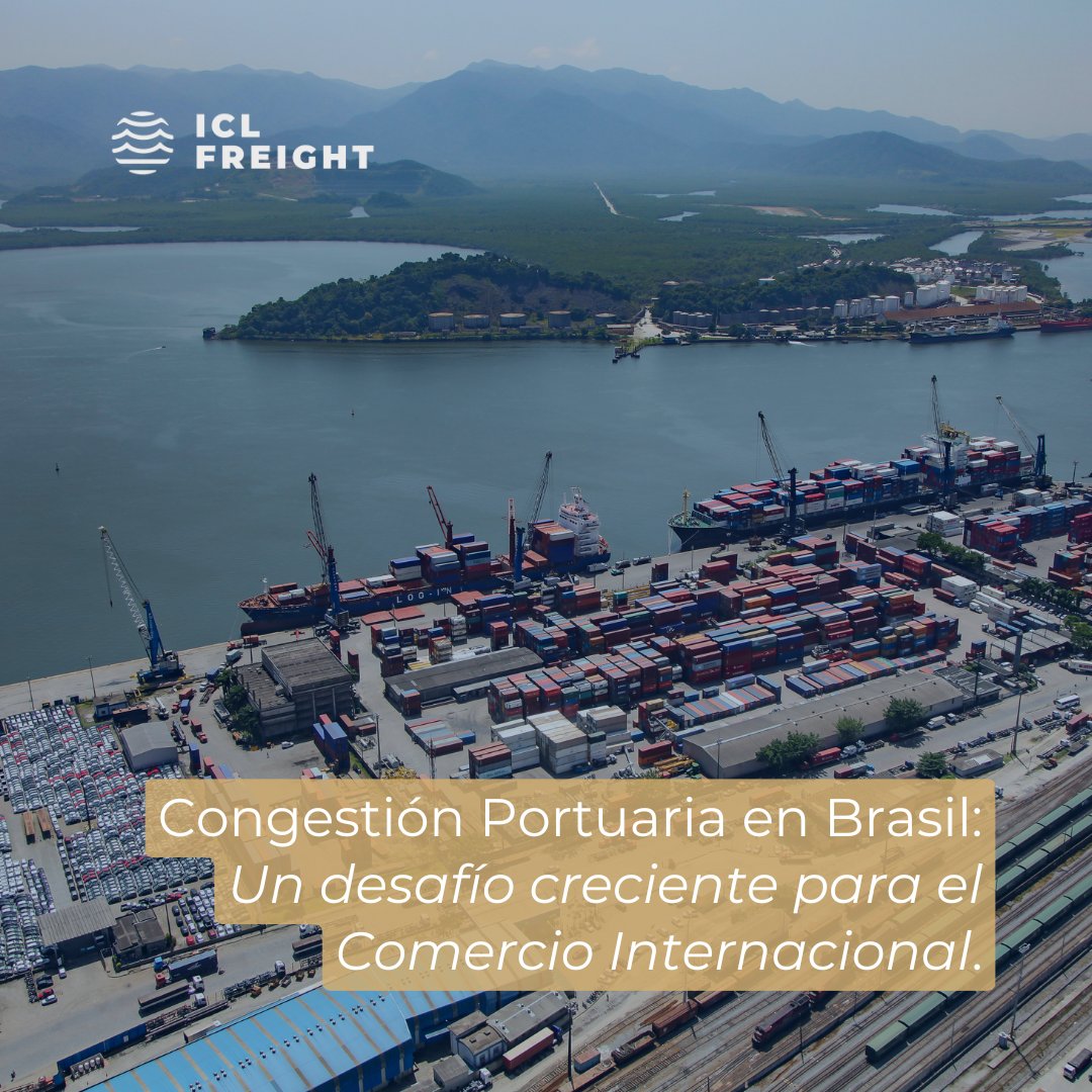 🌍🚢 La congestión en los puertos de Brasil impacta el comercio global. Conoce cómo en ICL Freight estamos abordando este reto logístico. Lee más aquí 👉 bit.ly/4hv9D5C

#ICLFreight #differentlogistics