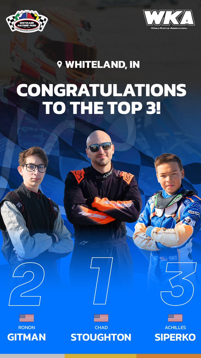 🏁 The fastest drivers from the American Electric Karting League’s first qualifying round are here!
Want to join the action? 🌟

Don’t miss the next round in Jacksonville, Florida, from Nov 22-24! ⚡️ #BlueShockRace #ElectricKarts #AmericanElectricKartLeague #WKA #BSR
