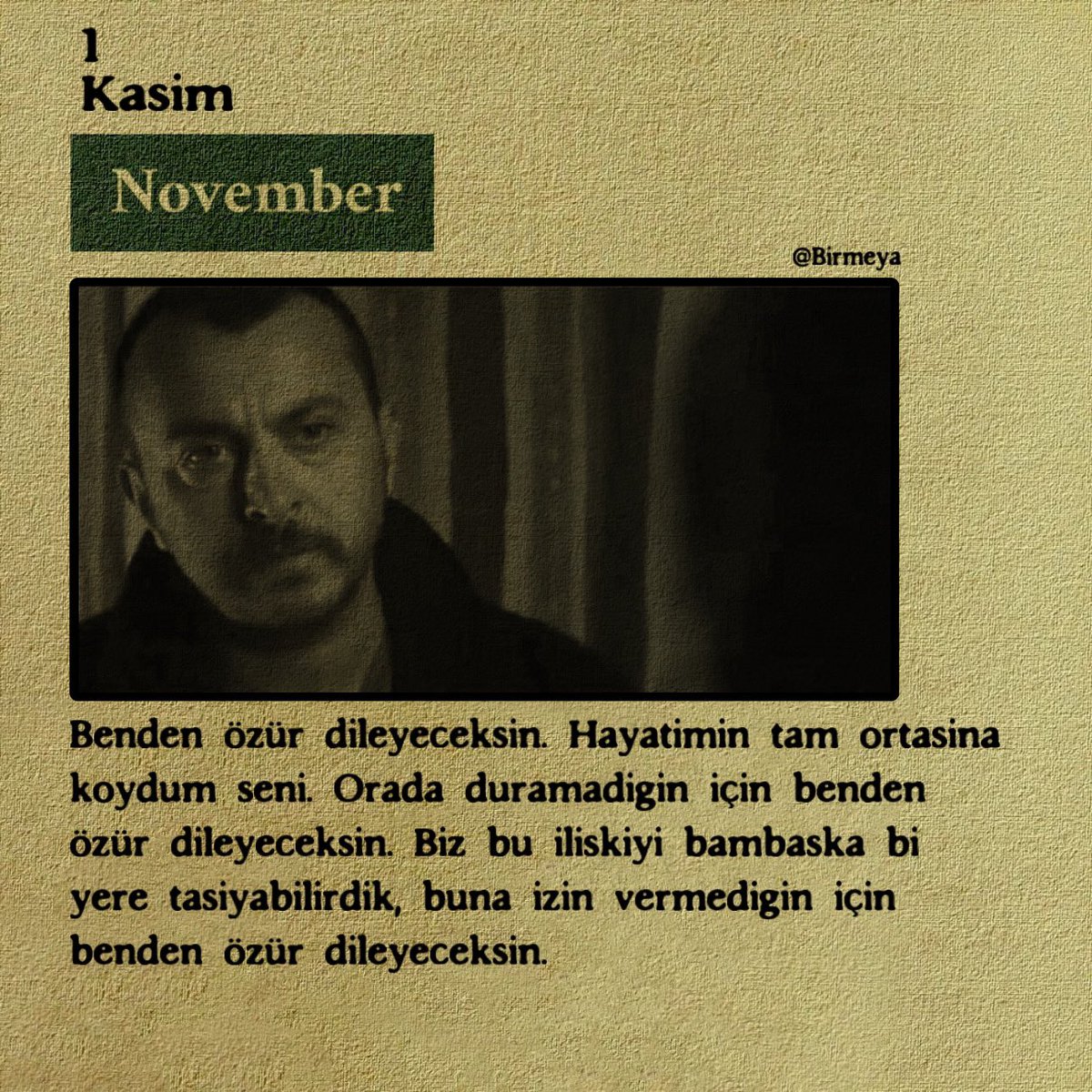 1 Kasım.