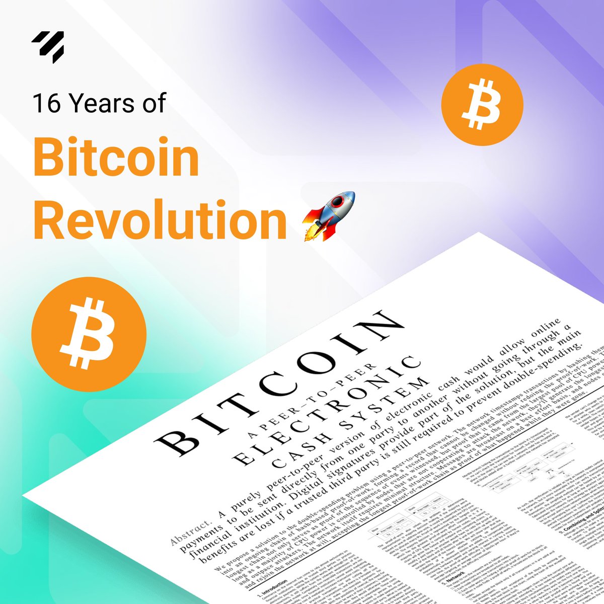 9 pages that changed history. 🤝🏻🔥
#bitcoin