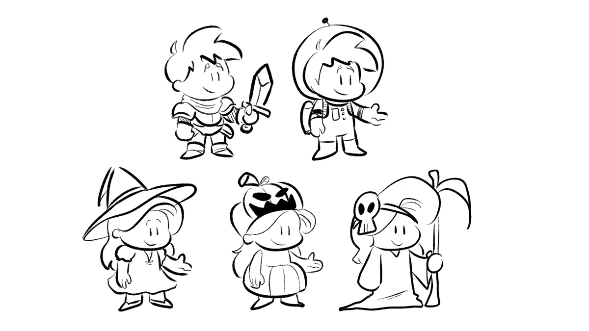 RhythmDrGame's tweet photo. Costume ideas for Logan, Hailey, Nicole, and Cole 🐀

happy halloween https://t.co/SFk7IEp4xF