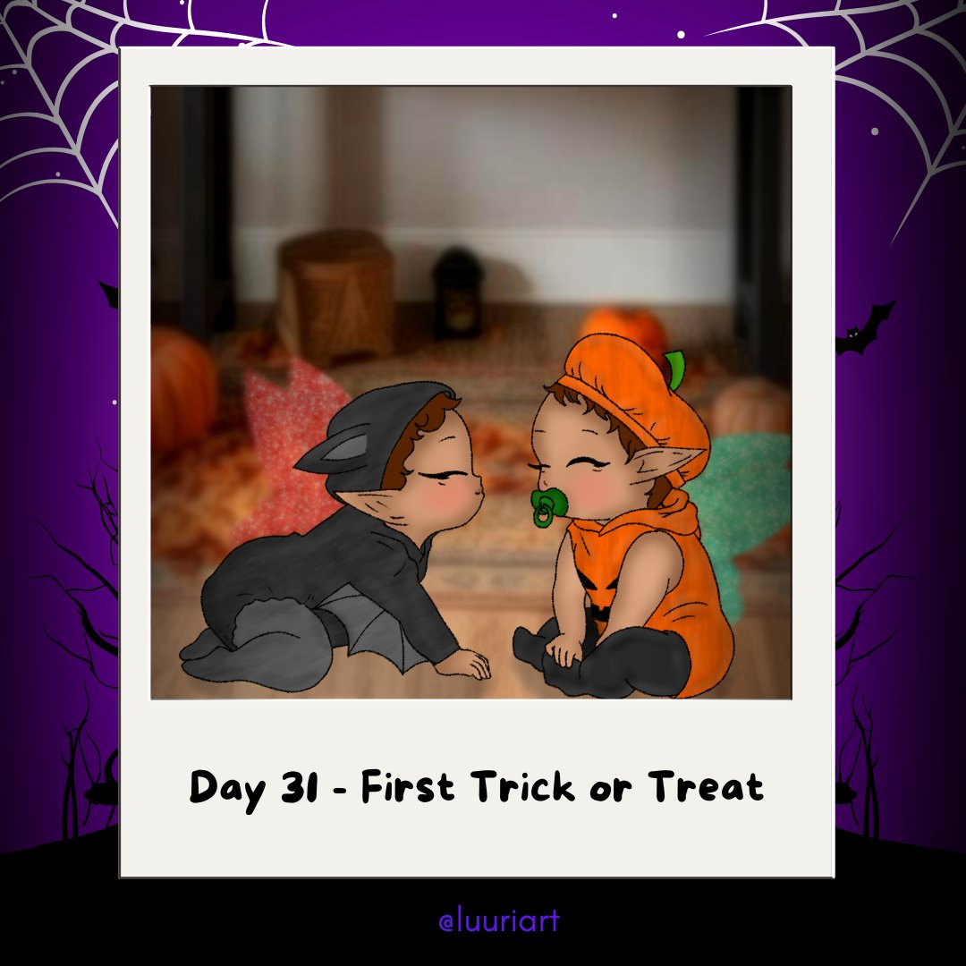 luuriart's tweet photo. Drawlloween 2024 - Fairy Themed by @luuriart ✨

Day 31 - First Trick or Treat 🦇🎃🍬
.

.

.

#halloweenart #halloween #art #arte #desenho  #drawing #halloweendrawing #artistbr #drawlloween2024 #drawlloween  #digitalart #babyfirsthalloween #babyhalloween #babyhalloweencostume https://t.co/vzudbZH7oP