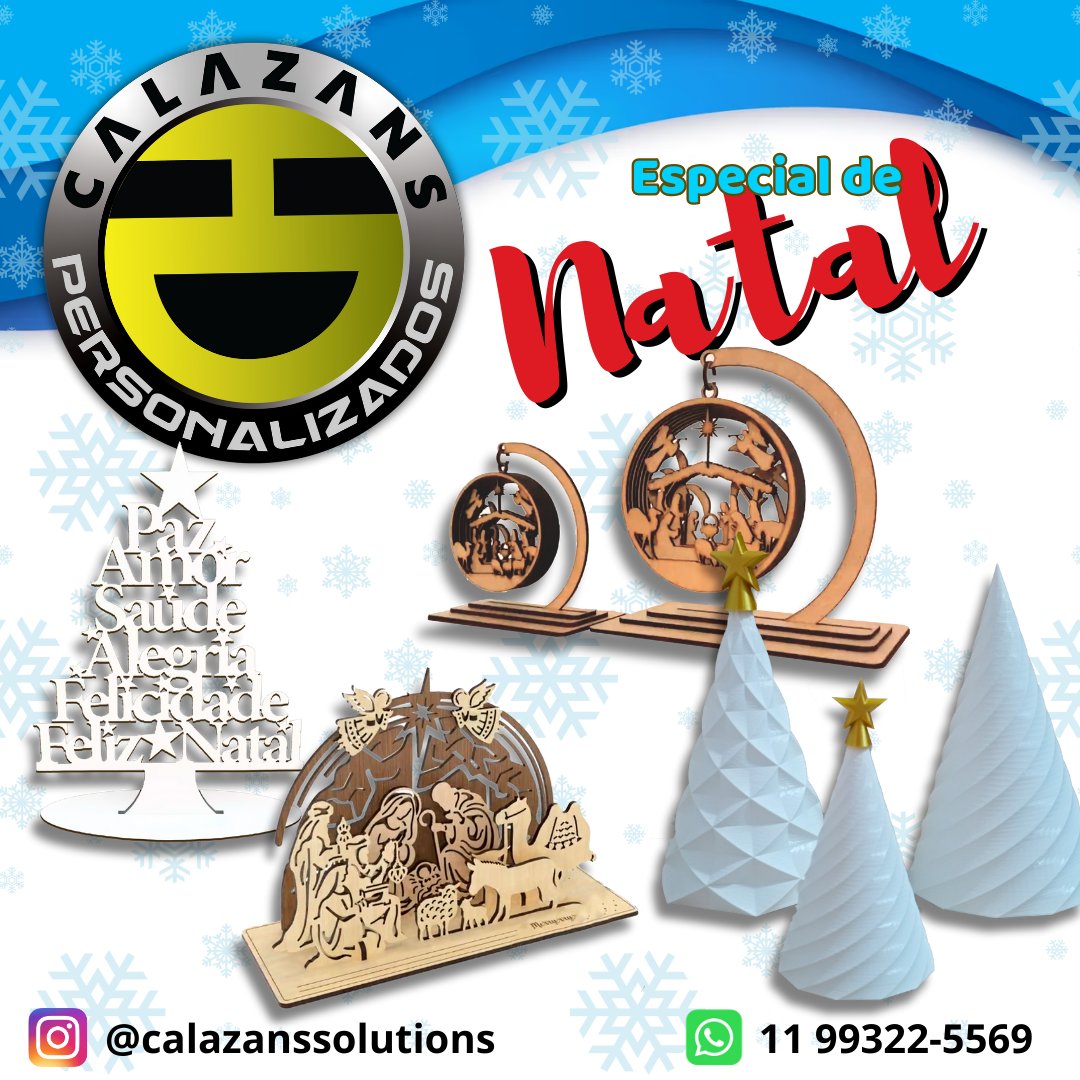 CalazanSolution's tweet photo. Abrimos a coleção especial de Fim de Ano com peças lindas para você enfeitar seu lar, trabalho ou dar de presente. Uma peça mais linda que a outra! Confira e peça as suas! 🎁🎄✨ #fimdeano #decoracaonatalina #presentes https://t.co/Vup75f2qPi