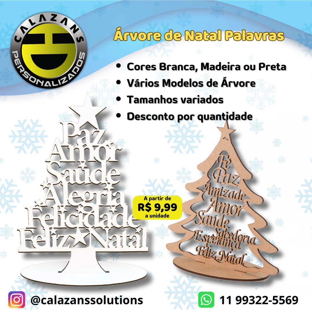 CalazanSolution's tweet photo. Abrimos a coleção especial de Fim de Ano com peças lindas para você enfeitar seu lar, trabalho ou dar de presente. Uma peça mais linda que a outra! Confira e peça as suas! 🎁🎄✨ #fimdeano #decoracaonatalina #presentes https://t.co/Vup75f2qPi
