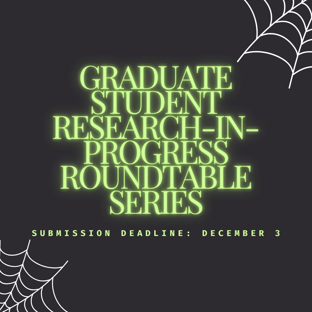 Eek! 😱 What's scarier than a deadline? The AERA Graduate Student Research-in-Progress Roundtable Series Call for Submissions closes on December 3. Learn more: aera.net/Education-Rese…