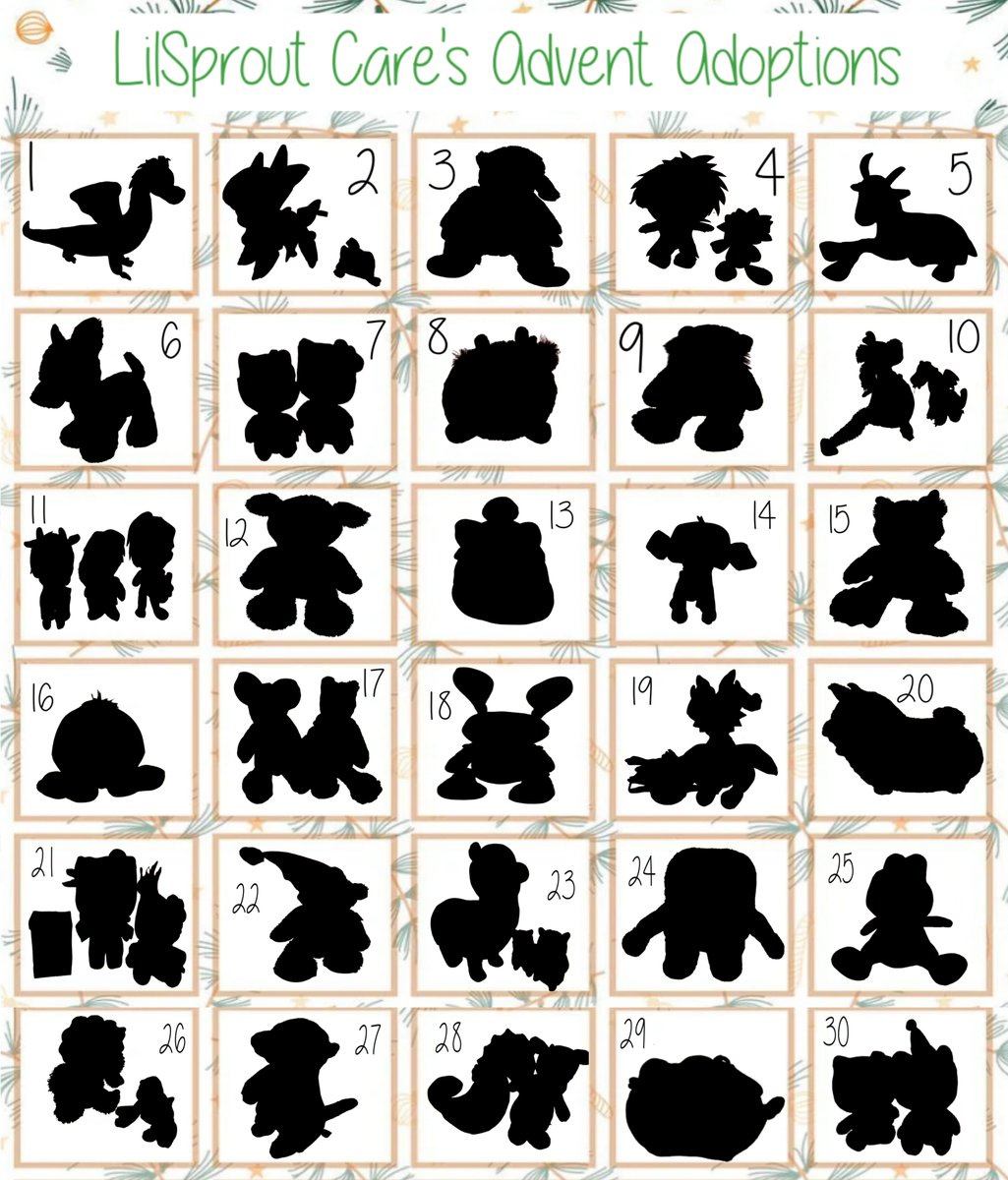 Starting Nov 1st all of these mysterious friends will be up for adoption! The catch is they won't be revealed until its their day. Feel free to guess but I wont confirm or deny hehe, OH also Patreon members will see them all and be able to preclaim them starting today.