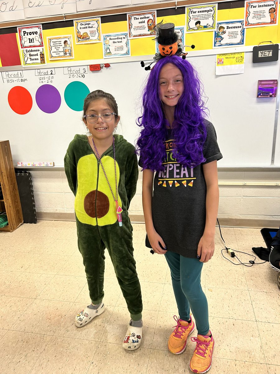 Our 6th grade superstars are dressed up for be “YOUnique Day” <a href="/OakPark_NPSD/">Oak Park Elementary School</a> 🤩 #6thgrade #beyou