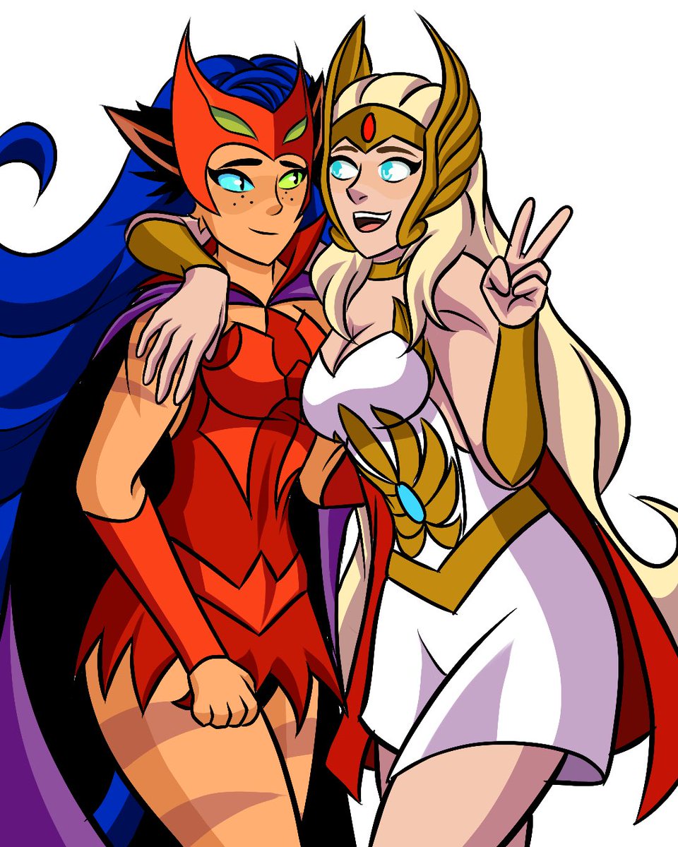 Ghostzero_arts's tweet image. Happy halloween 👻👻👻

#Halloween #Shera #Catradora