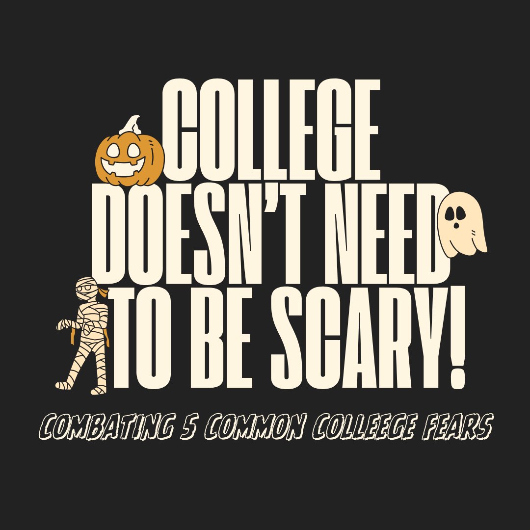 PeerForward's tweet image. It may be Halloween, but you don’t need to be scared with PeerForward by your side! 🎃👻 

College doesn’t have to be scary! Today, we are tackling 5 common college fears with advice and words of encouragement. 🧡

[🧵 1/6]

#peerforward #halloween #halloween2024 #collegeadvice