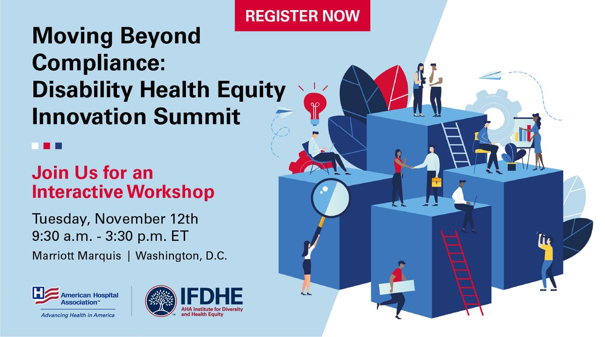 Join IFDHE for a one-day interactive workshop that will focus on the intersectionality of disability, equity and inclusion. Registration closes on Nov 5th! Learn more and register here: ow.ly/lZgZ50TXtjb #disabilityequity #healthequityinnovationsummit