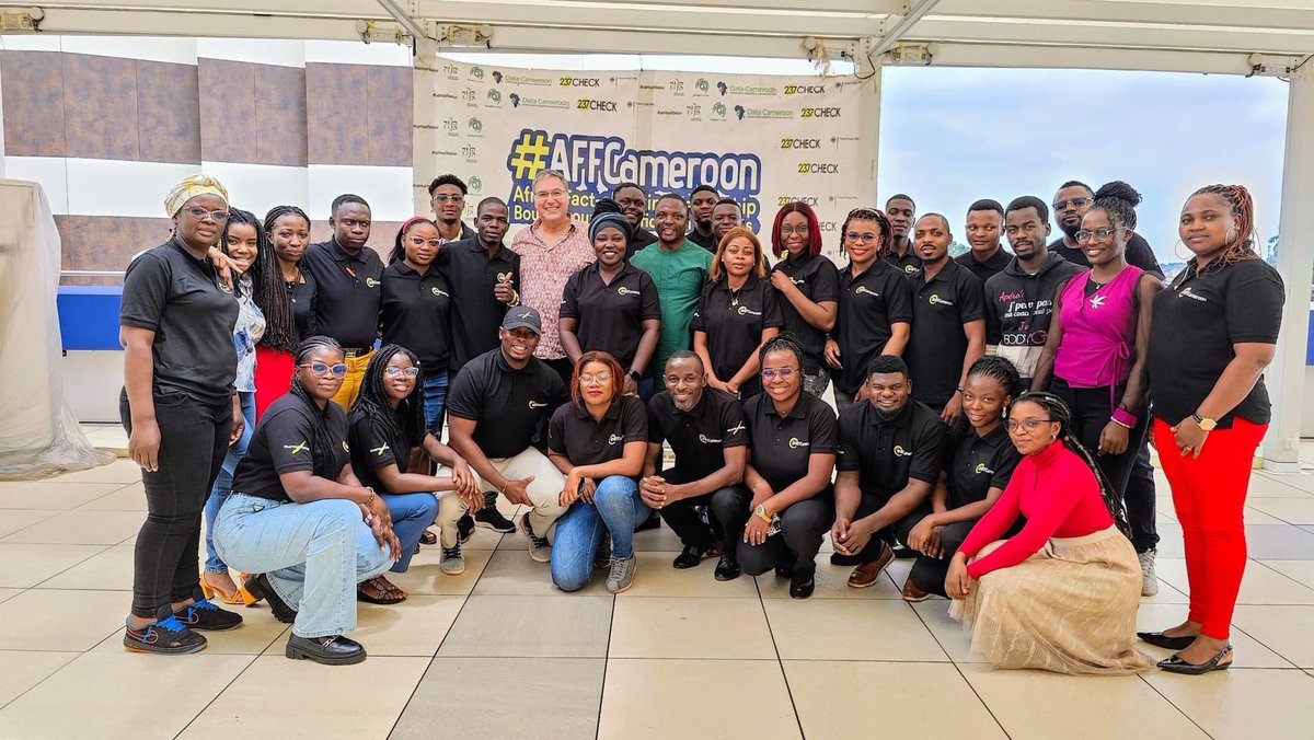 DefyhatenowWCA's tweet photo. From today the #AFFCameroon cohort 10 fellows gather in Douala for their 2nd session in a 3 day workshop to discuss the importance of media literacy amongst others & how to prebunk and debunk information especially in this ever evolving digital world.
#MILWeek
#ThinkB4UClick https://t.co/f5dRmYxjSS