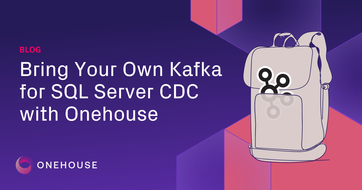 Onehousehq's tweet photo. 🥦 SQL Server CDC makes it possible to keep analytics fresh and up-to-date. But you have to hook up the change stream to your analytics data store to keep it current.

✅ ✅✅ You also need a streaming platform to deliver the news, and a flexible data store. Kafka? Check. Onehouse? Double-check.

🤓 Our new solution guide shows you how to do just that. Check it out!

#onehouse #dataengineering #nolockin
#datalakehouse #opensource

https://t.co/VbMqjzWGl2