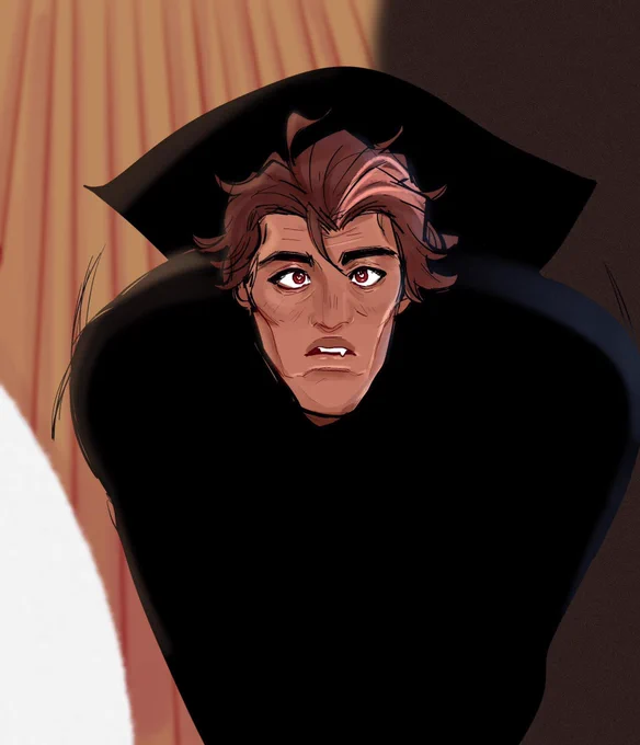 This is the first pic that I draw them as Dracula and Erika [ March 21 2024 ]
