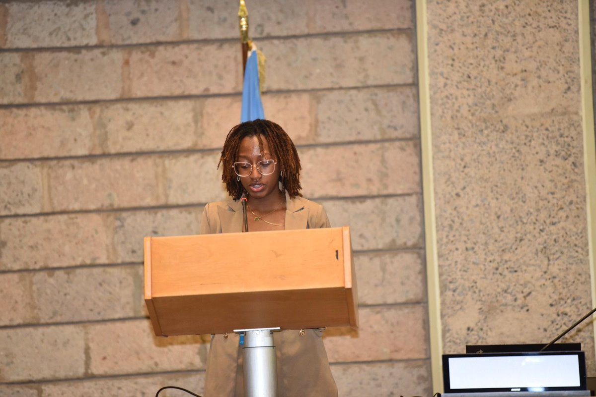 _SamMue's tweet photo. UN Day 2024🇺🇳

As @Kenya_Ni_Mimi, we participated in the #Intergenerational Dialogue on Localizing the #PactfortheFuture💫

🔑“We must act now” @jewel_ndungu 

We must moving beyond promises to concrete action leveraging on #youth power. 🔥

#KenyaNiMimi🇰🇪 https://t.co/K7OV51LH9Q