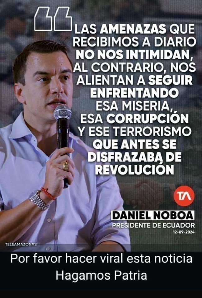 Rafael Correa tweet media