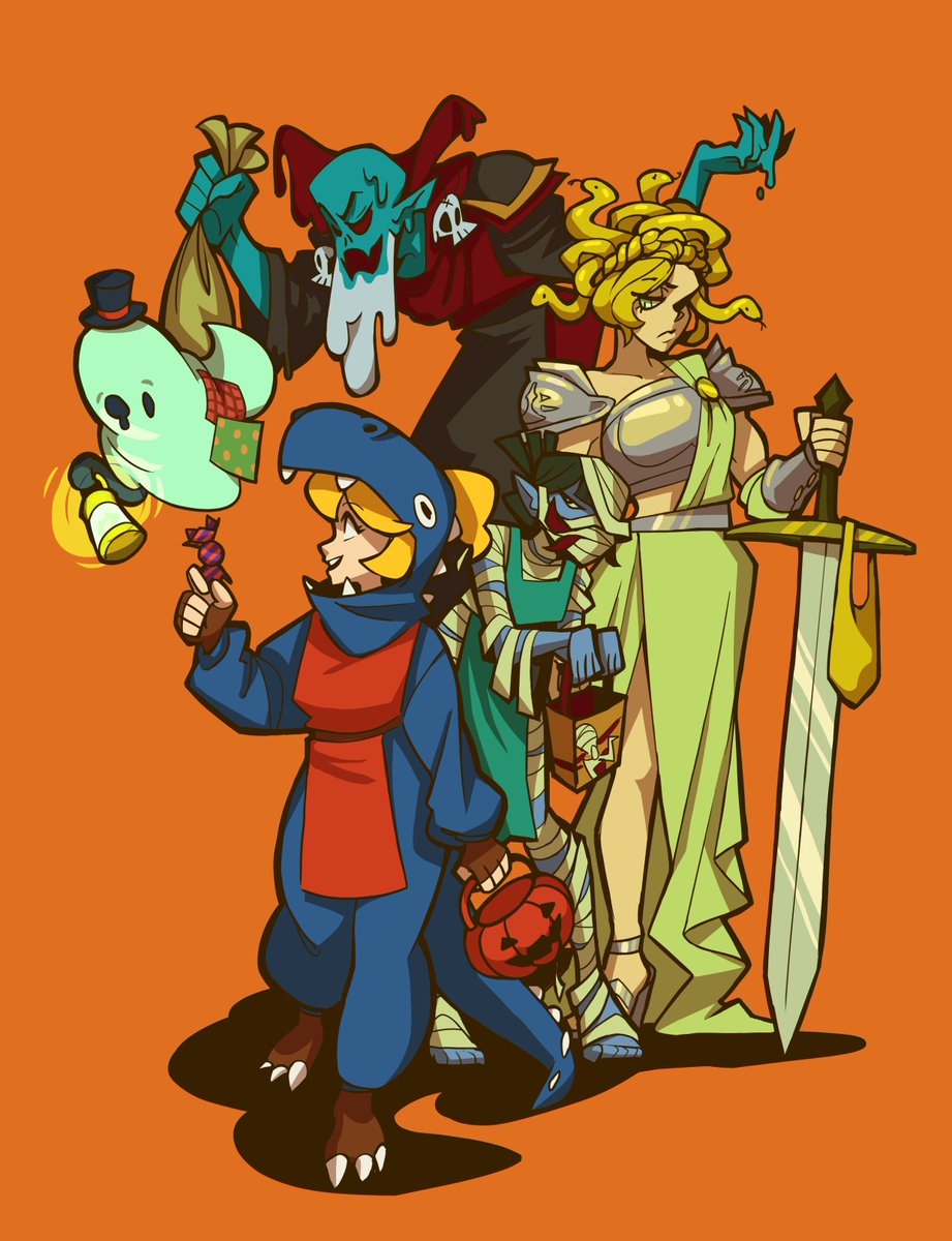 NecroDancerGame's tweet image. Happy Halloween 🎃