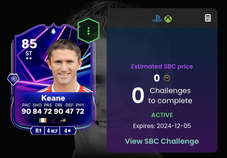 FIFA22_INFO's tweet photo. 6pm Content 

• Robbie Keane SBC
• Thauvin SBC
• Marquee Matchups 

Keane is 8 squads 😭😭😭 https://t.co/5usCNiEXpE