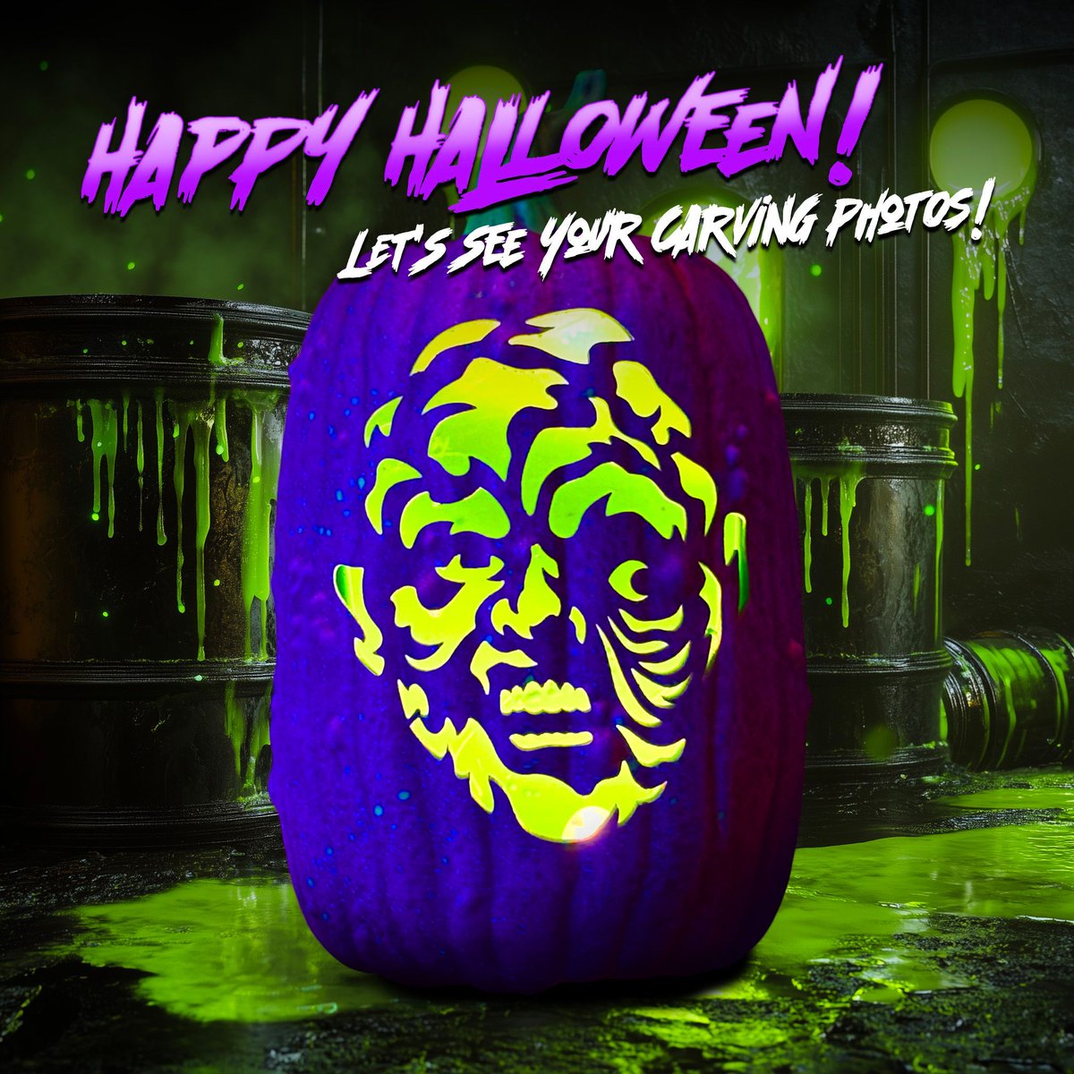 ZombiePumpkins's tweet photo. Let’s see your best carvings of 2024. Email your photos to photos2024@zombiepumpkins.com — and I’ll be showcasing my 10 favorites after Halloween. (Credit to Creatureville for the Toxie pumpkin pictured here!) Hope your Halloween is filled with OOZE and AHHS! https://t.co/NOpVofglDV