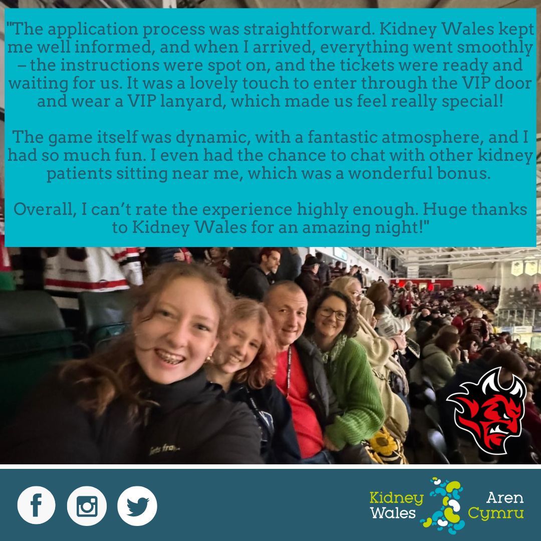 🏒 Exciting news! We are working with the Cardiff Devils to offer free tickets to members of our community across selected games during the 24/25 season.  

Here’s what Carla had to say about her recent experience:

Limited tickets available apply here: buff.ly/3SKHTiG