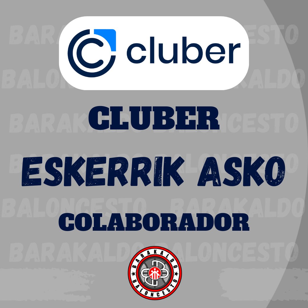 🤝🏽𝐂𝐎𝐋𝐀𝐁𝐎𝐑𝐀𝐃𝐎𝐑🤝🏽

<a href="/Cluber_App/">Cluber | La plataforma de gestión para clubes</a> es nuevo colaborador oficial del club para las dos próximas temporadas 🆕

La empresa de software de gestión de entidades deportivas nos proporcionará las herramientas para mejorar la calidad de nuestras actividades.

Eskerrik asko! 💪🏽