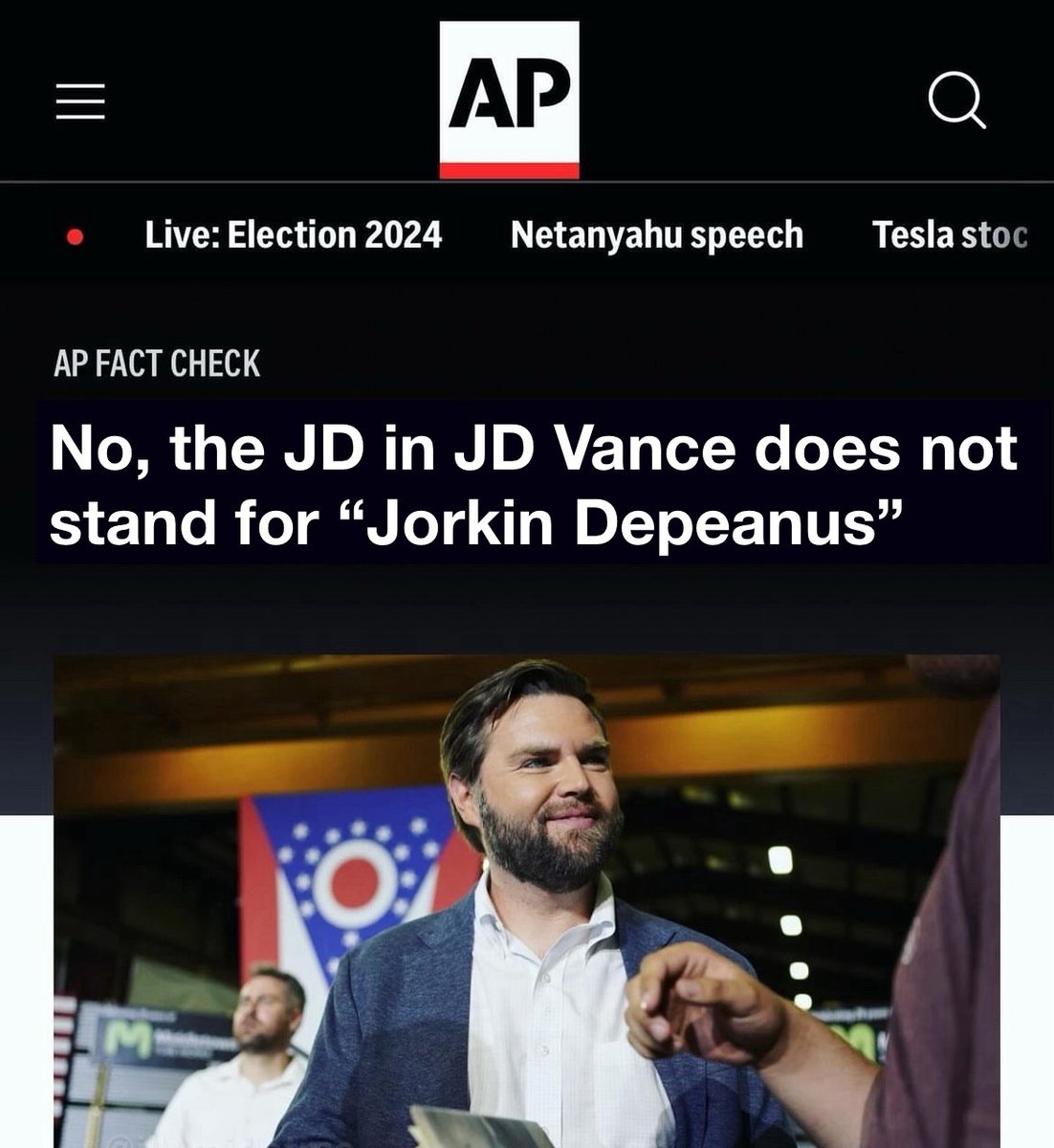 AP is trying to suppress us, stop us from sharing the truth