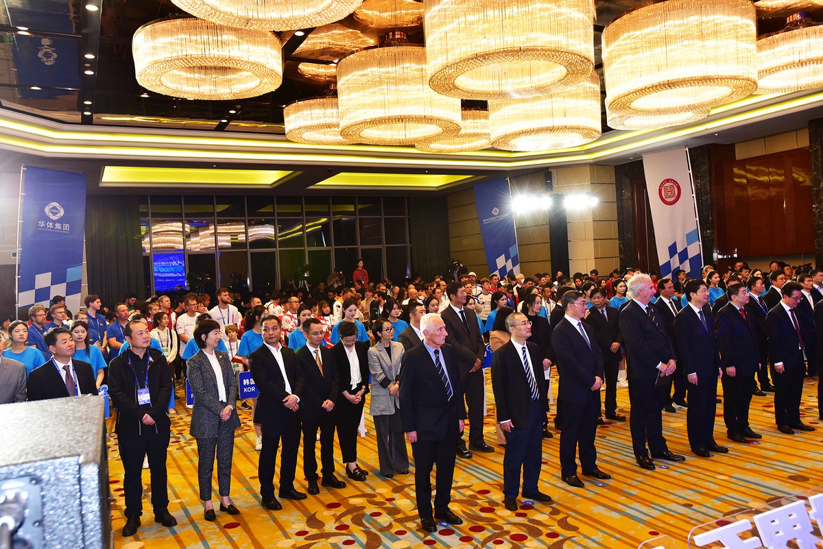 drones_fai's tweet photo. 🏆 The FAI World #DroneRacing Championship 2024 has officially taken off! 🎉
The prestigious competition kicked off with a solemn Opening Ceremony at the Tianyuan Grand Hotel. 
Best of luck to all participants! 🥇🥈🥉
Recap day 1: https://t.co/F1SOWI0v7f https://t.co/5oLRo6q17B
