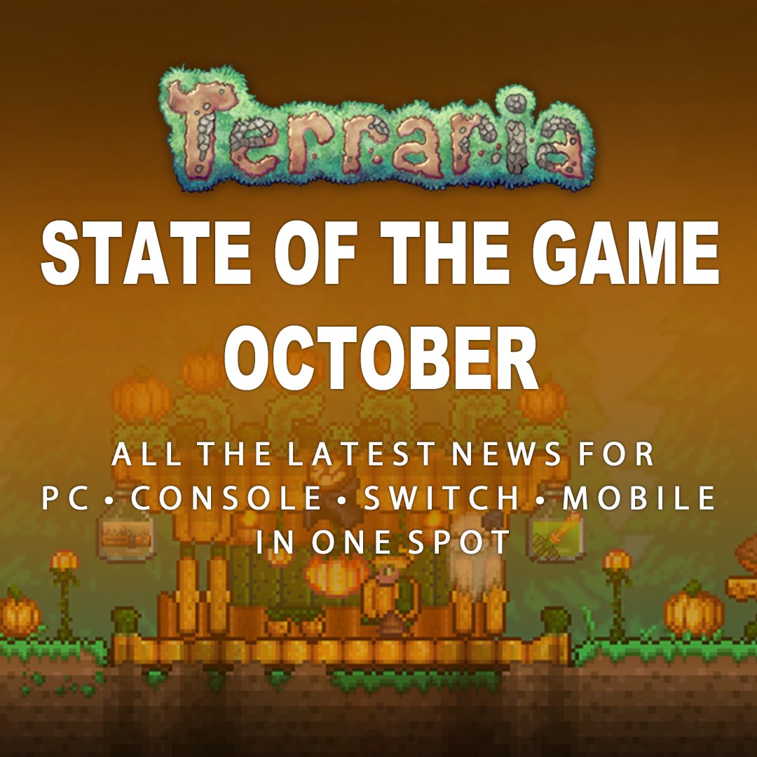🎃Happy Halloween, Terrarians! We’ve got some treats for you in the October State of the Game! 👻