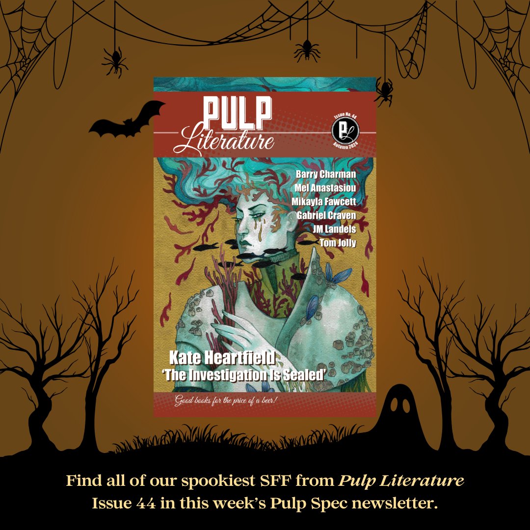 Our Spookiest SFF from Issue 44 🎃 Get in the Halloween spirit with these stories from our latest issue...

#SFF #speculativefiction #literarymagazine #canadianlitmag #shortfiction #shortstories #scarystories #spookystories