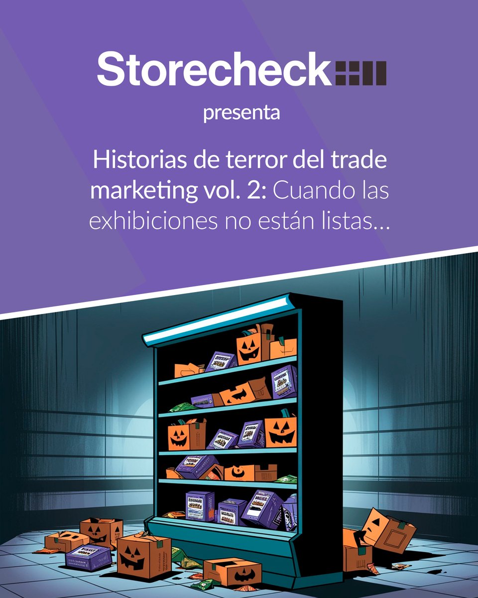 _Storecheck's tweet photo. 🎃👻 Historia de terror del trade marketing vol. 2: "Cuando las exhibiciones no están listas…" 🎃👻

#HalloweenRetail #EjecuciónPerfecta #RetailInteligente #Storecheck #HistoriasDeTerror https://t.co/UUtL18ArJe