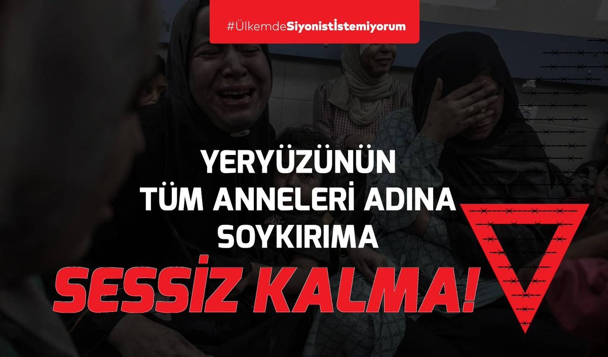 📢 Hashtag çalışmamız başladı!

Etiketimiz; #ÜlkemdeSiyonistİstemiyorum 

Destek ve katılımlarınızı bekleriz.