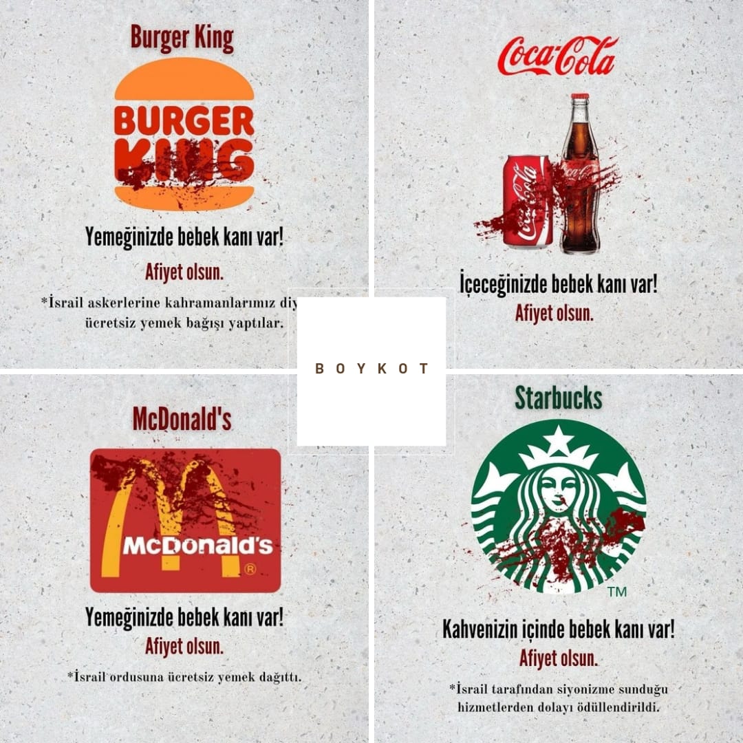 "Sessiz kalma! Filistin’in sesi ol, boykot et!"
#BoycottForLife