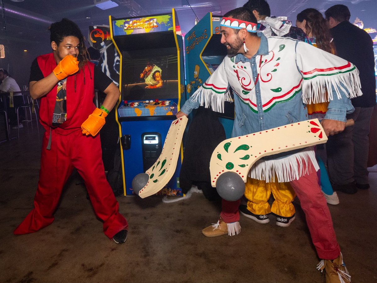 ignitearcade's tweet photo. Happy Halloween everyone! 

(Plus our late appreciation post for our incredibly creative community of cosplayers that joined us at Respawn last weekend. We love ya'll 💚) https://t.co/shHVGndsbe