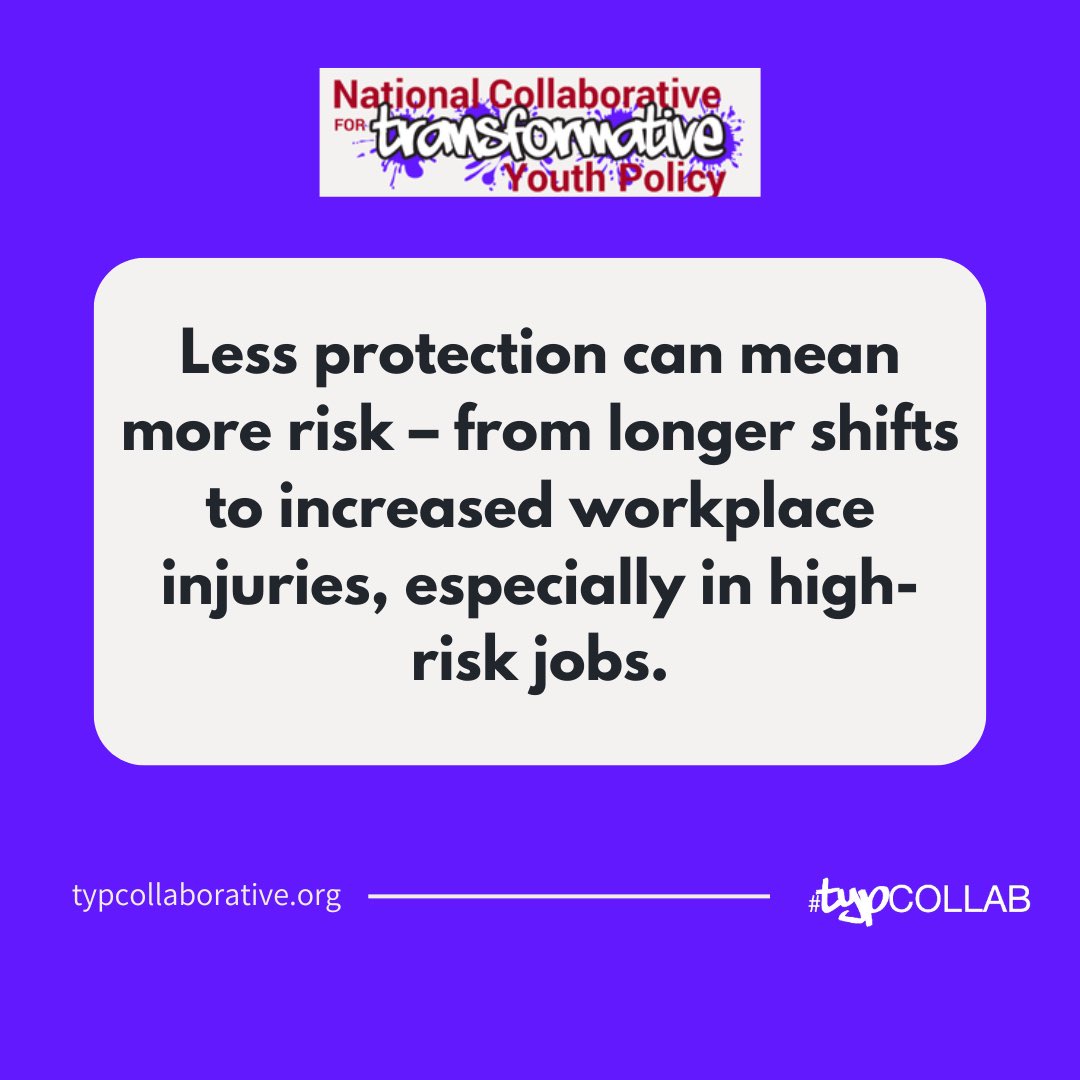typcollab's tweet photo. At TYP Collaborative, we’re committed to advocating for youth-centered labor policies that empower and protect our young generation.

Want to learn more about our work on policies like this? Follow @TYPCollab for updates on youth rights and justice! https://t.co/goQVCQlsMQ