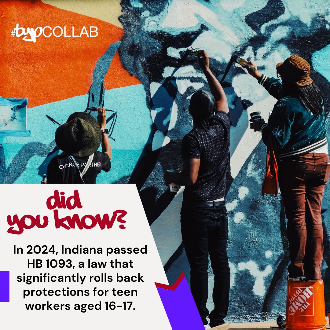typcollab's tweet photo. At TYP Collaborative, we’re committed to advocating for youth-centered labor policies that empower and protect our young generation.

Want to learn more about our work on policies like this? Follow @TYPCollab for updates on youth rights and justice! https://t.co/goQVCQlsMQ